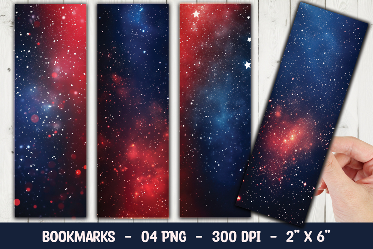 Starfield Galaxy Bookmark Sublimation