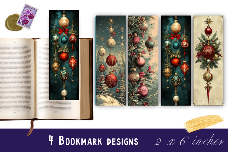Christmas tree bookmark, winter printable kids book crafts