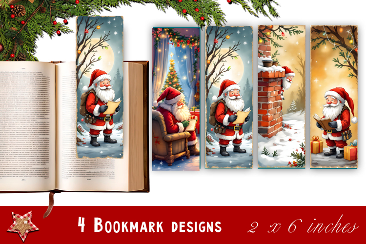 Printable Christmas Bookmark Image 15