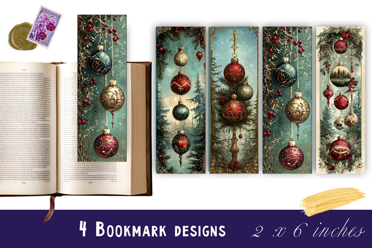 Christmas tree bookmark, winter printable kids book crafts
