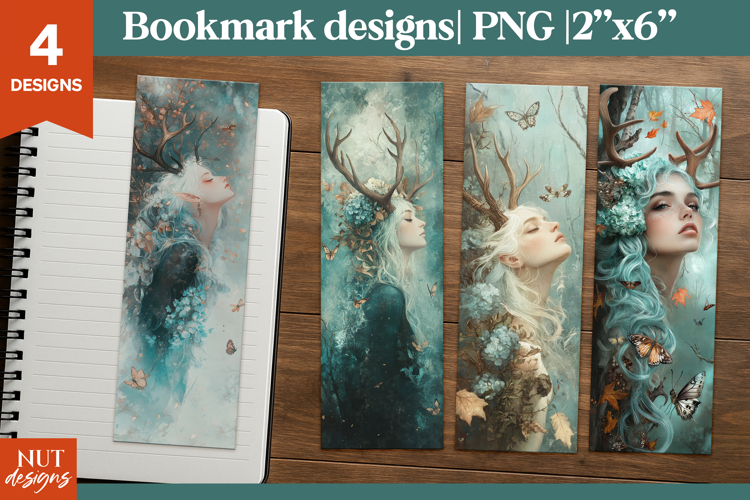 Romantic Fantasy bookmarks, Forest fairy Bookmark