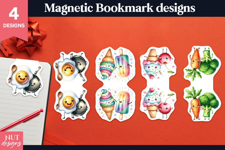Cute Food Magnetic Bookmarks Valentine Magnetic Bookmark