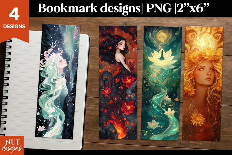 Fairy Bookmark Nature Fairy Fantasy Bookmark printable