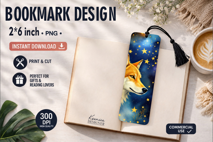 Celestial Printable Bookmark|Easy to Print at Home