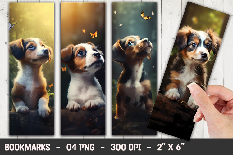 Cute dog Bookmark Sublimation