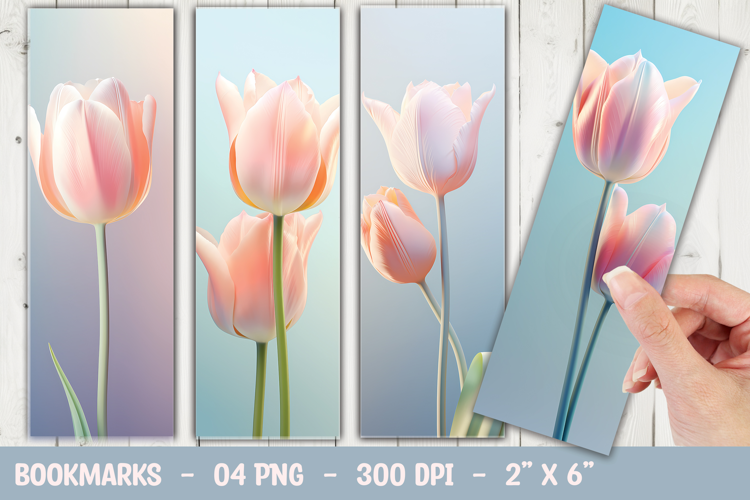 Red Dahlia Macro Floral Art Bookmark Sublimation