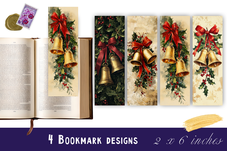 Christmas tree bookmark, winter printable kids book crafts