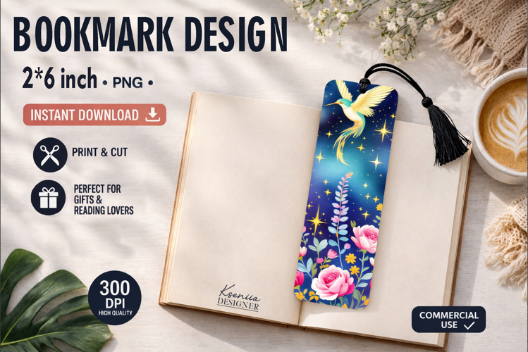 Celestial Printable Bookmark|Easy to Print at Home