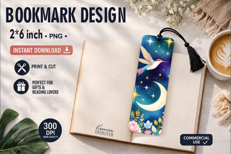Celestial Printable Bookmark|Easy to Print at Home