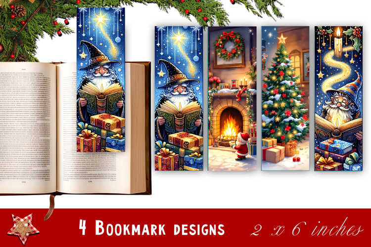 Printable Christmas Bookmark Image 10