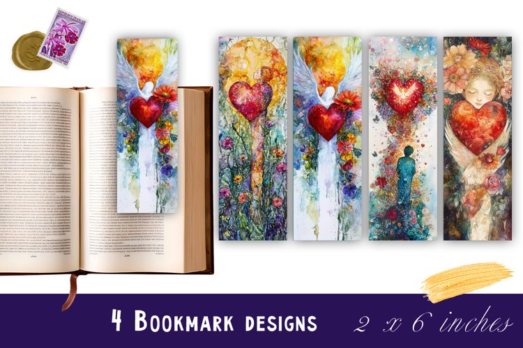Printable Valentine Bookmark Image 24