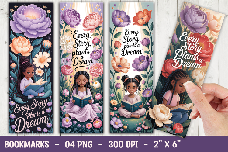 Floral Quote Bookmark Sublimation
