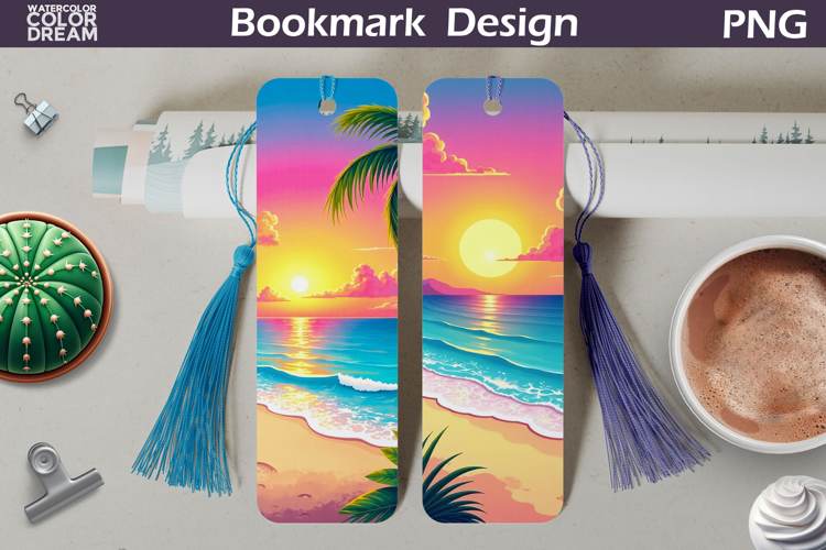 Beach Bookmark | Summer Sea Bookmark Printable