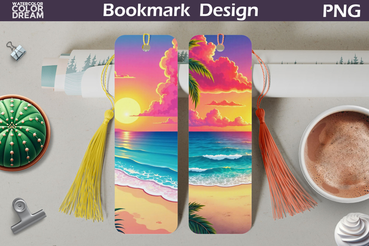Beach Bookmark | Summer Sea Bookmark Printable