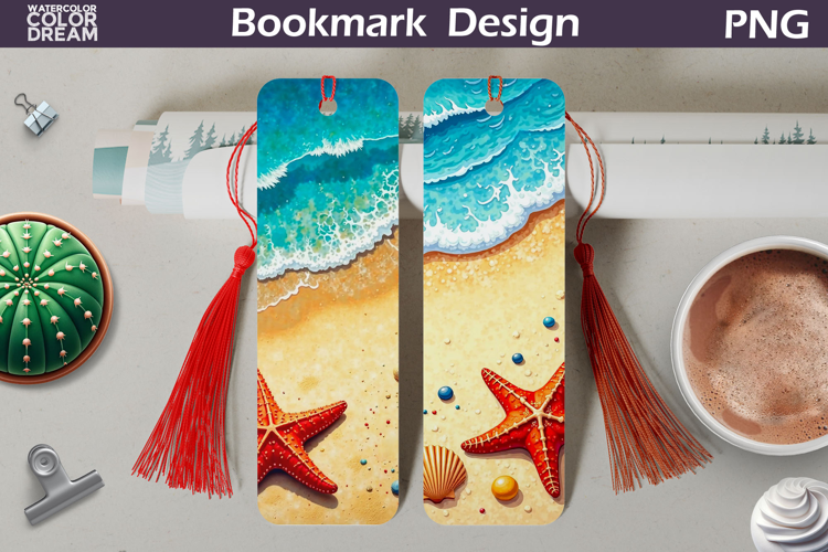 Beach Bookmark | Sea Wave Bookmark Printable