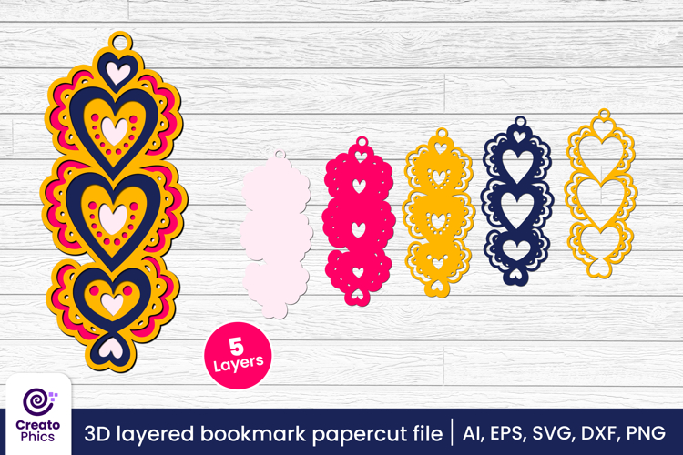 3d Heart Svg Image 24