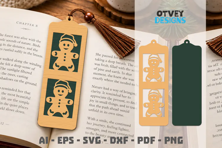 Bookmark Christmas Lasercut