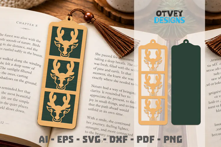 Bookmark Christmas Lasercut