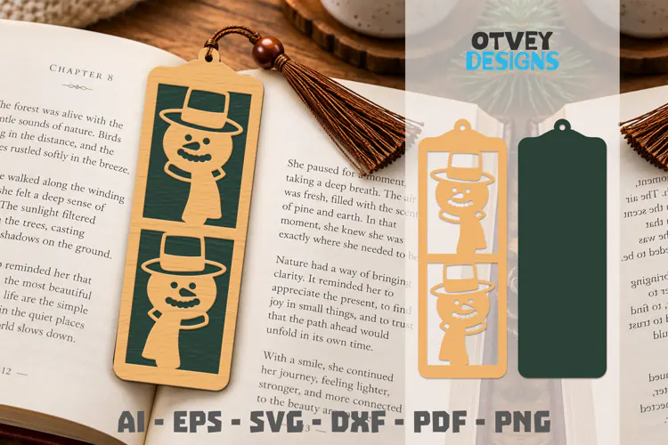 Bookmark Christmas Lasercut