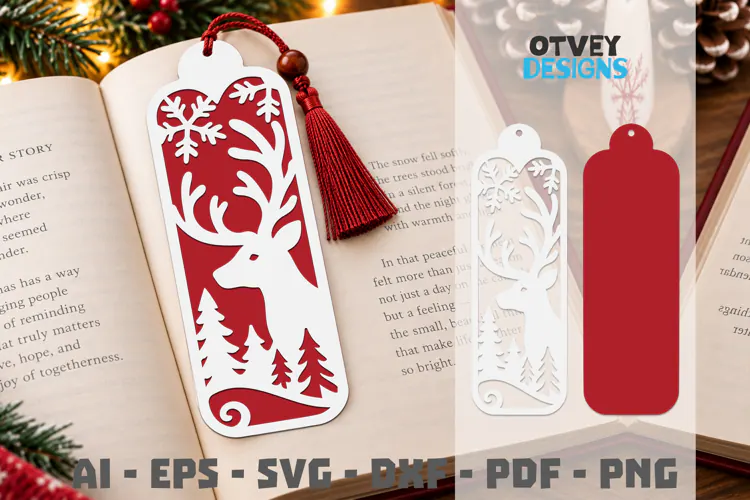 Bookmark Christmas Papercut