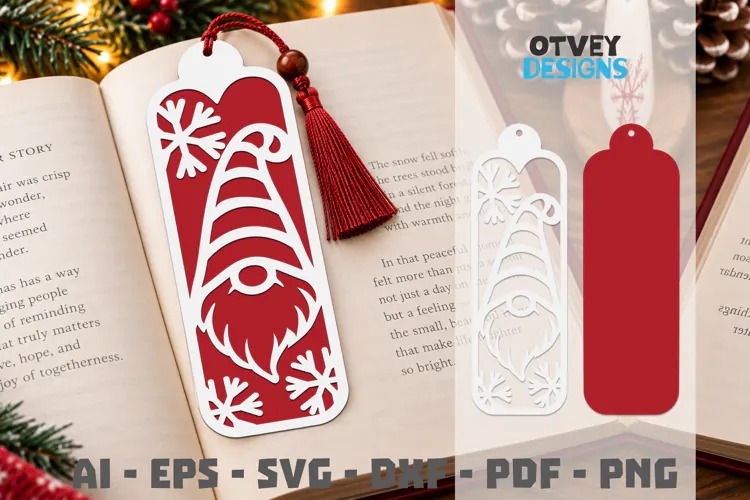 Bookmark Christmas Papercut