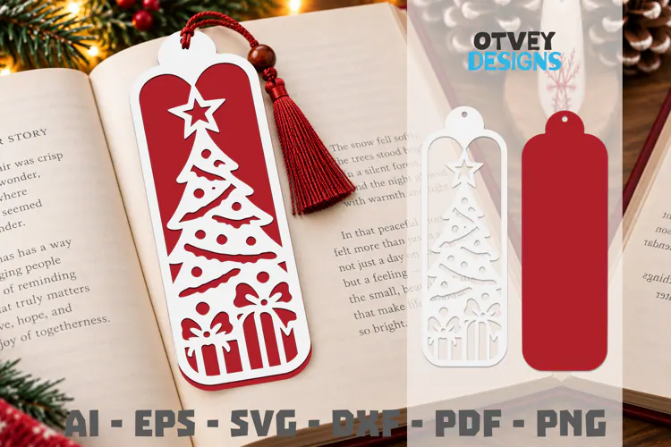 Bookmark Christmas Papercut