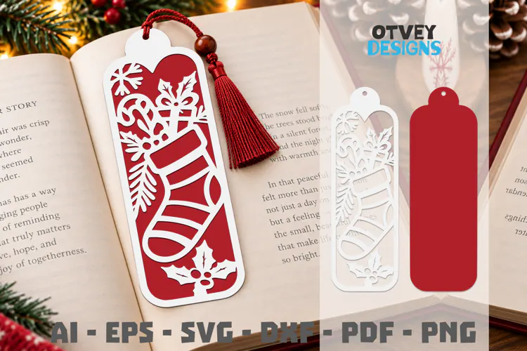 Bookmark Christmas Papercut