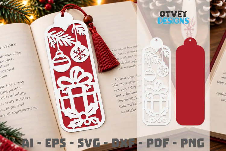 Bookmark Christmas Papercut