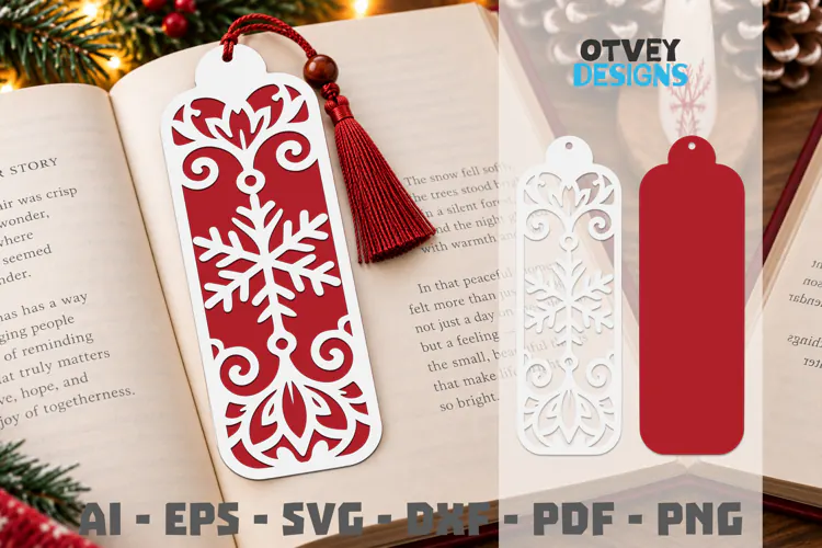 Bookmark Christmas Papercut