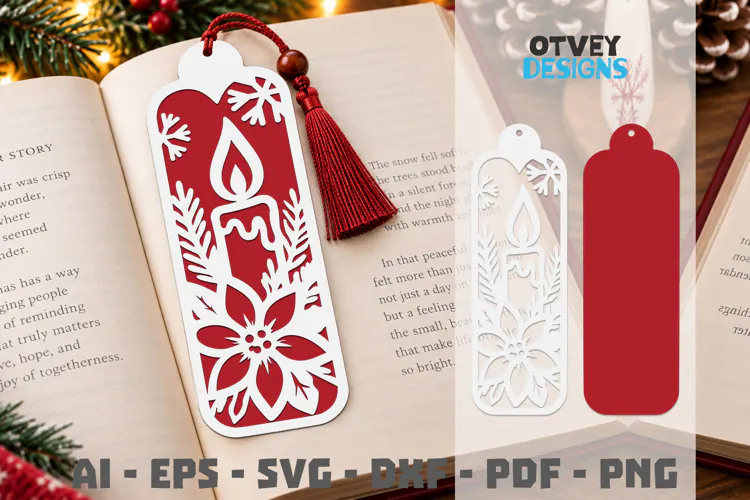 Bookmark Christmas Papercut