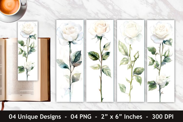 White Rose Clipart Image 3