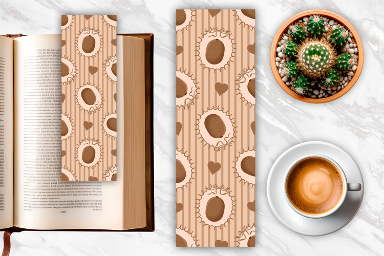 Kiwi Coquette Heart Bookmark | Bookmark Sublimation