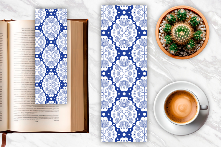 Scandinavian Flower Bookmark | Bookmark Sublimation