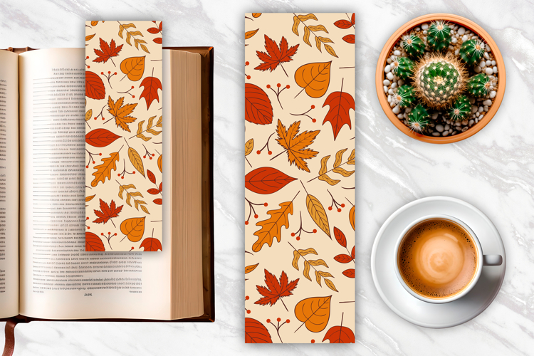 Vintage Fall Bookmark | Bookmark Sublimation