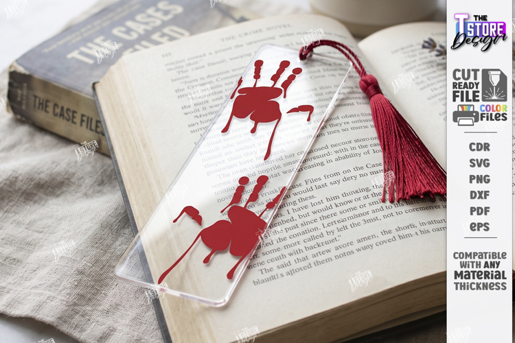 Acrylic True Crime Bookmark Laser Cut | Reading Accessories
