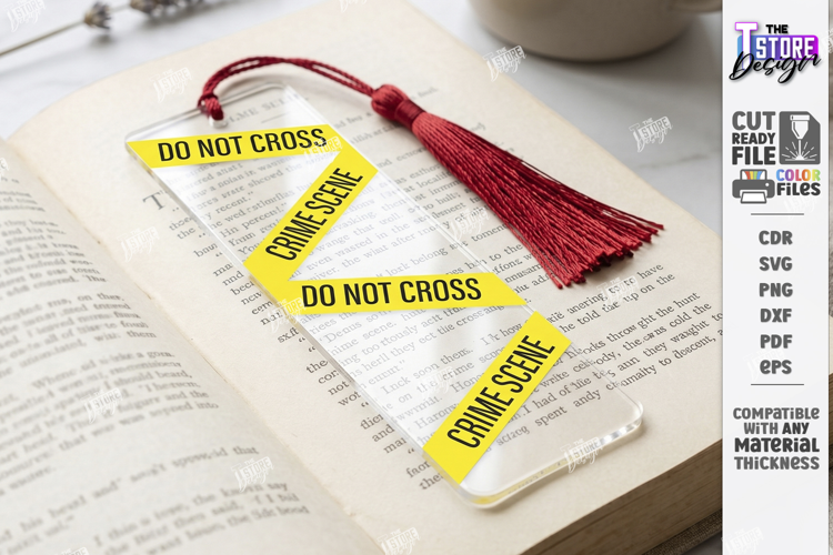 Acrylic True Crime Bookmark Laser Cut | Reading Accessories
