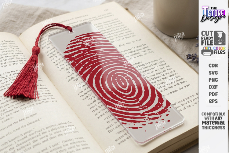 Acrylic True Crime Bookmark Laser Cut | Reading Accessories