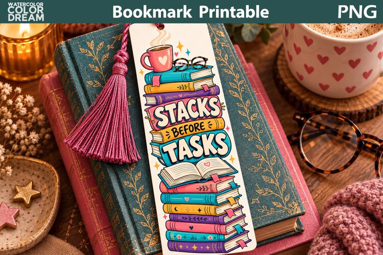 Book Lover bookmark | Book Quote Sublimation example image 1