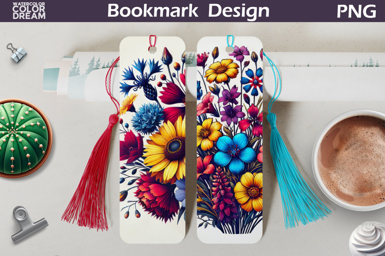 Wildflowers Bookmark | Floral Bookmark