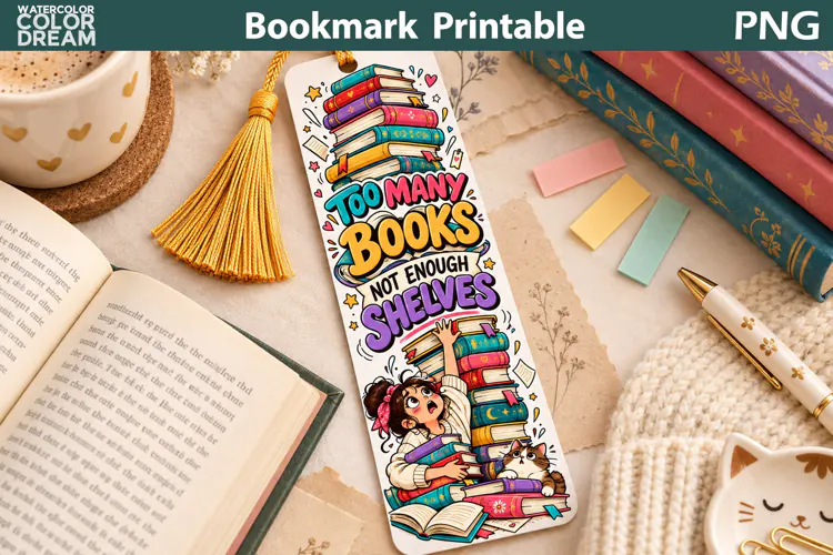 Book Lover bookmark | Book Quote Sublimation