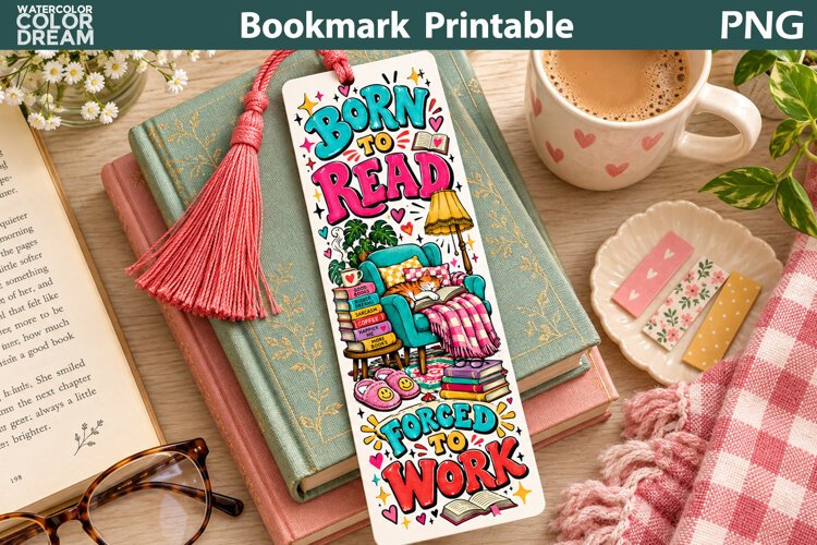 Book Lover bookmark | Book Quote Sublimation example image 1
