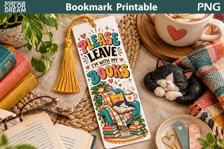 Book Lover bookmark | Book Quote Sublimation example image 1