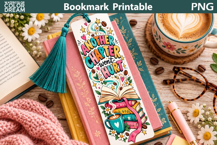 Book Lover bookmark | Book Quote Sublimation example image 1