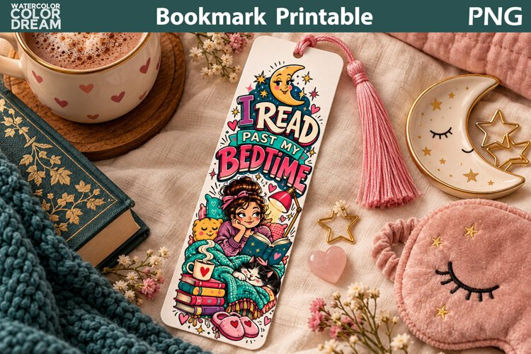 Book Lover bookmark | Book Quote Sublimation example image 1
