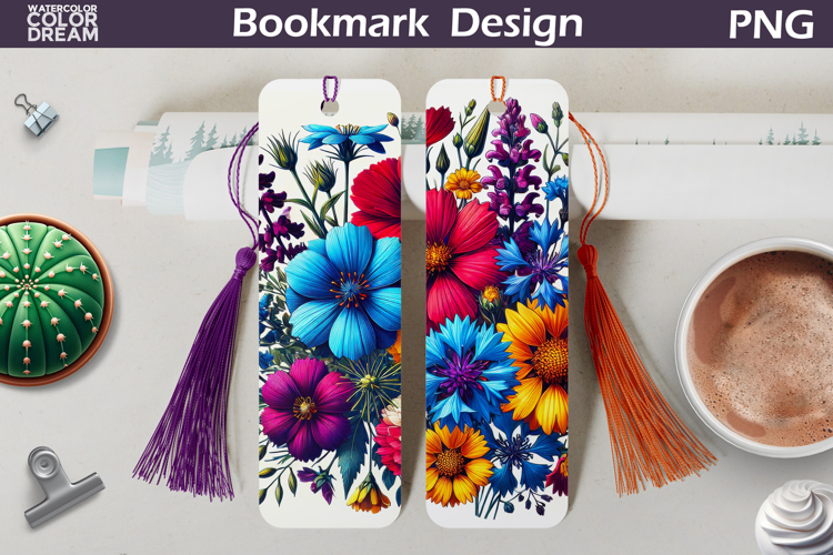 Wildflowers Bookmark | Floral Bookmark example image 1