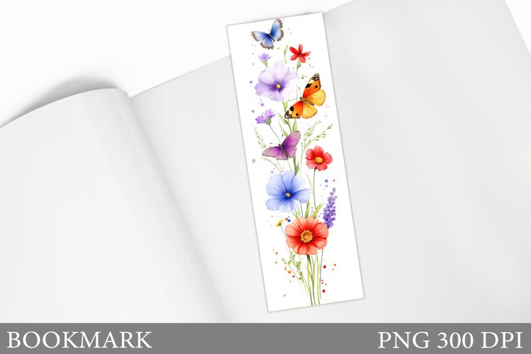 Butterfly Bookmark Sublimation. Butterflies Bookmark Design