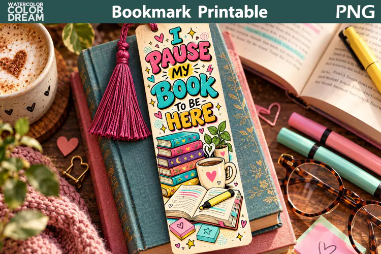 Book Lover bookmark | Book Quote Sublimation