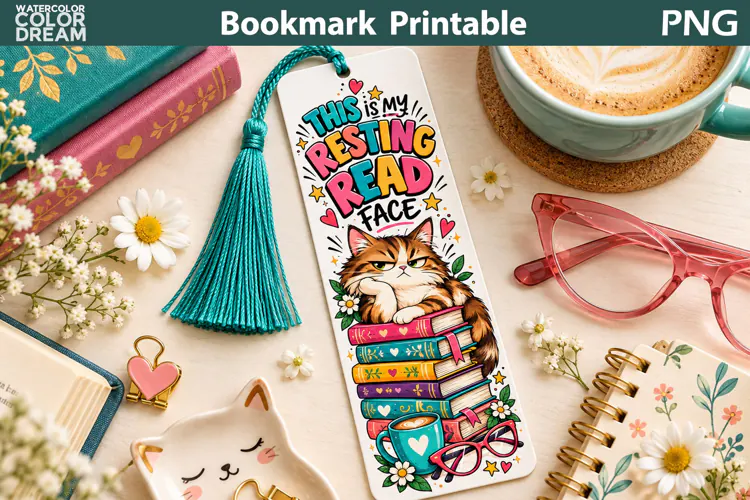 Book Lover bookmark | Book Quote Sublimation