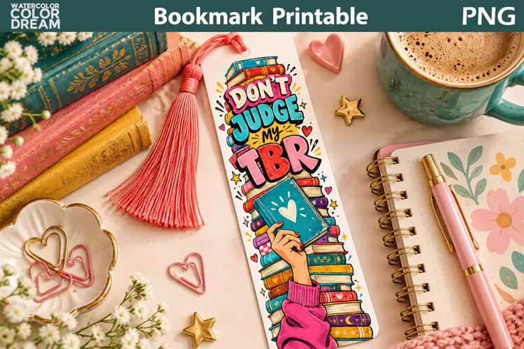 Book Lover bookmark | Book Quote Sublimation