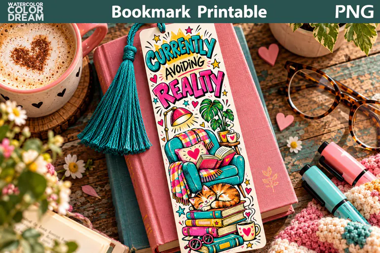 Book Lover bookmark | Book Quote Sublimation
